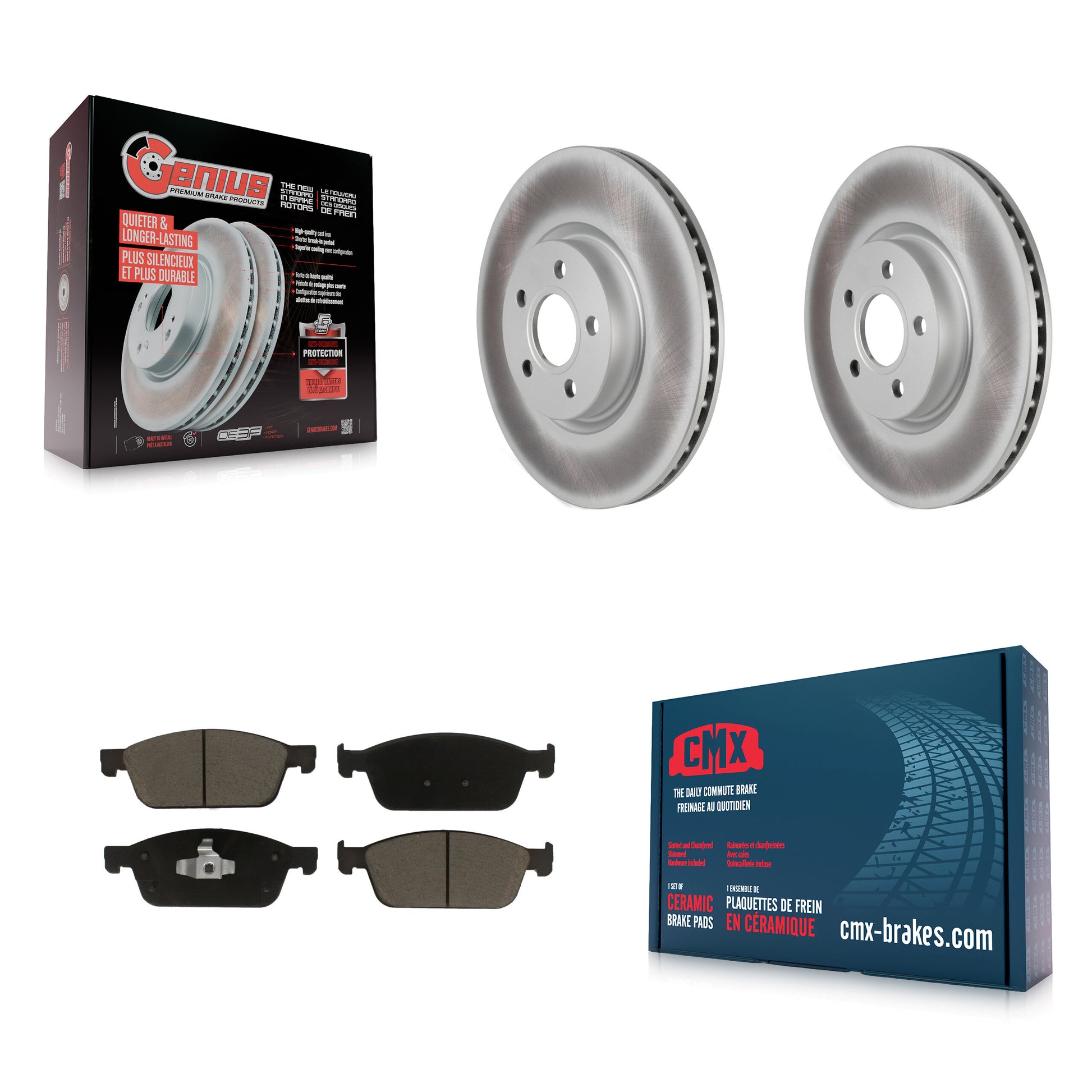 Transit Auto KGC-100065 Disc Brake Kit for 2018-2023 Ford Transit Connect - Front