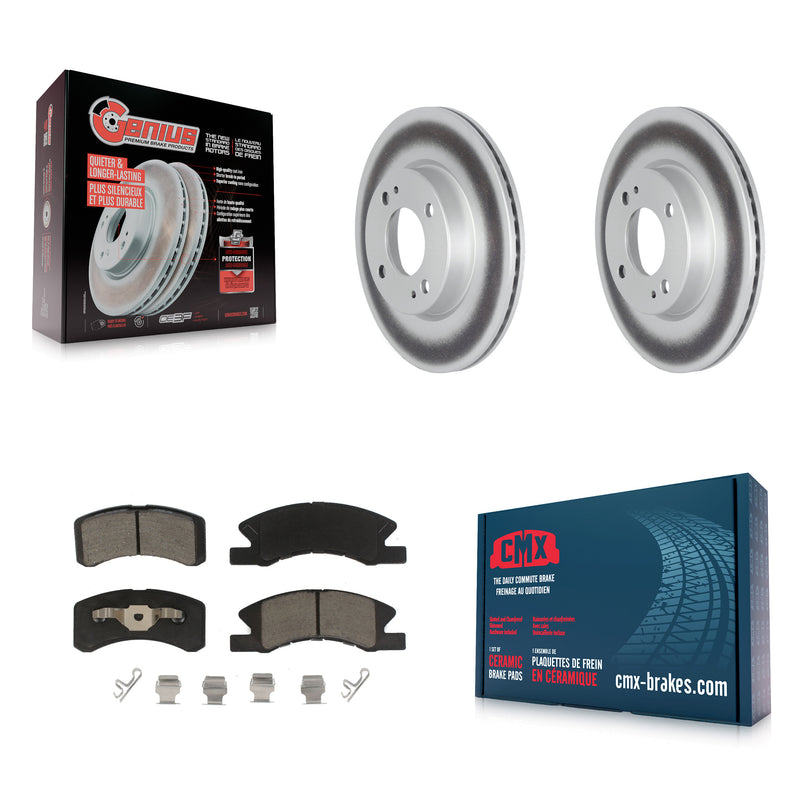 Transit Auto KGC-100070 Disc Brake Kit for 2017-2024 Mitsubishi Mirage, Mitsubishi Mirage G4 - Front