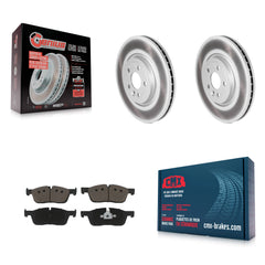 Transit Auto KGC-100073 Disc Brake Kit for 2017-2020 Jaguar F-Pace, Land Rover Range Rover Velar - Front