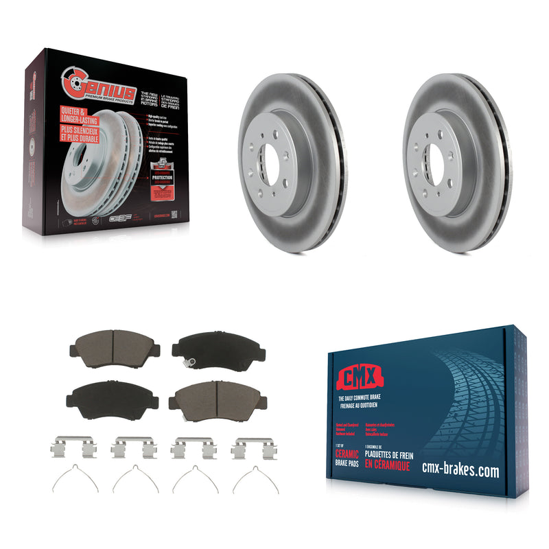 Transit Auto KGC-100108 Disc Brake Kit for 2015-2020 Honda Fit - Front
