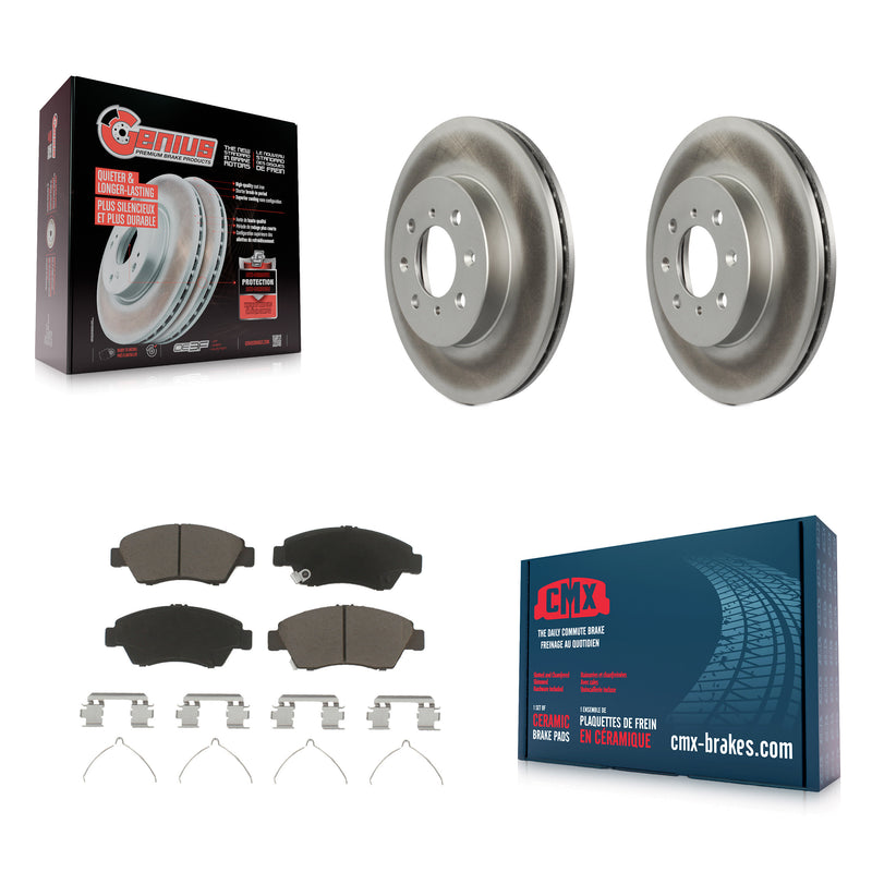 Transit Auto KGC-100109 Disc Brake Kit for 1994-2014 Honda Fit, Honda Civic, Honda Civic del Sol - Front