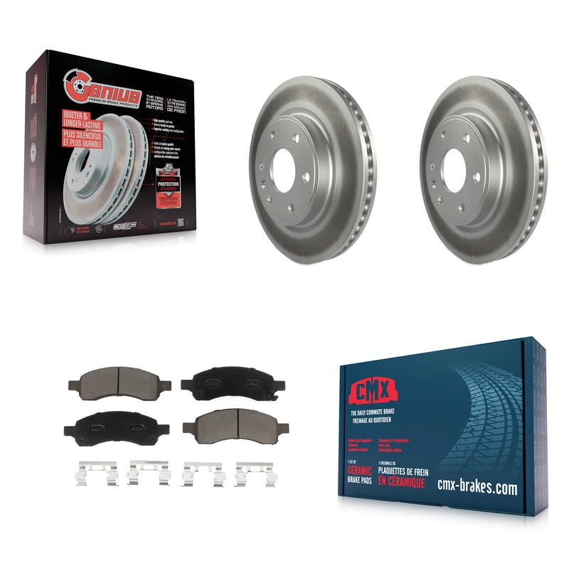 Transit Auto KGC-100117 Disc Brake Kit for 2007-2017 GMC Acadia Limited, Chevrolet Traverse and More - Front