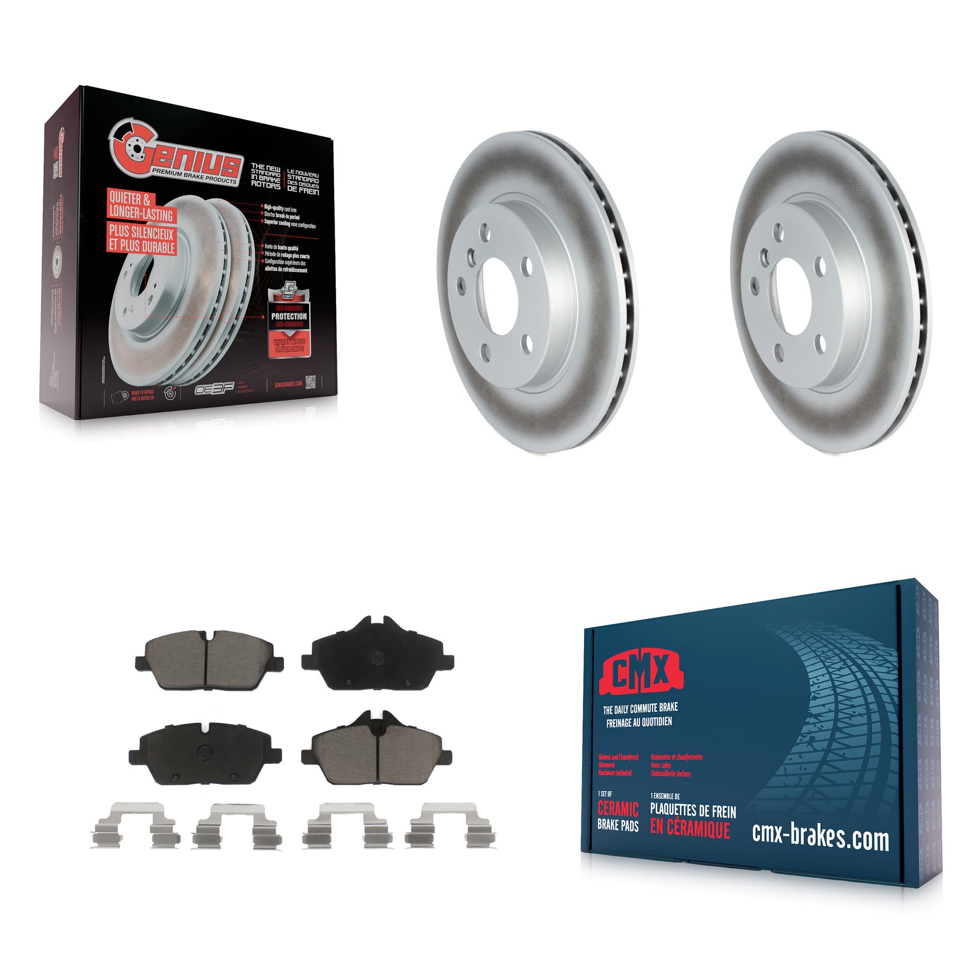 Transit Auto KGC-100118 Disc Brake Kit for 2014-2018 BMW i3s, BMW i3 - Front