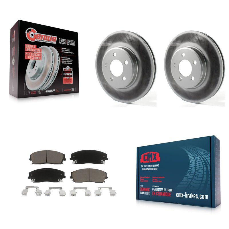 Transit Auto KGC-100128 Disc Brake Kit for 2005-2023 Chrysler 300, Dodge Challenger and More - Front