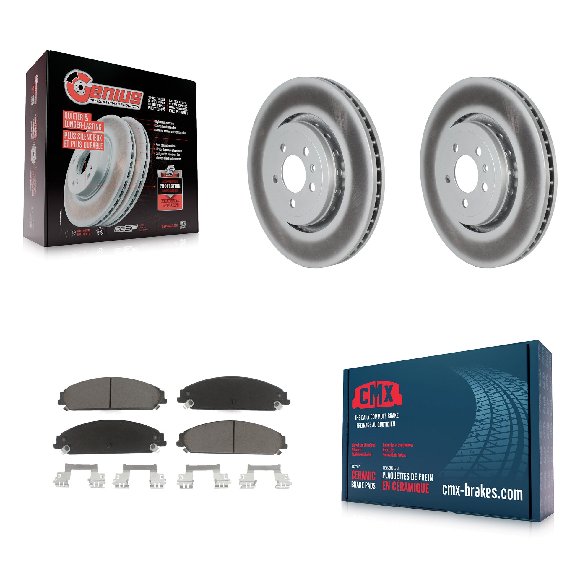 Transit Auto KGC-100129 Disc Brake Kit for 2014-2018 Dodge Charger - Front