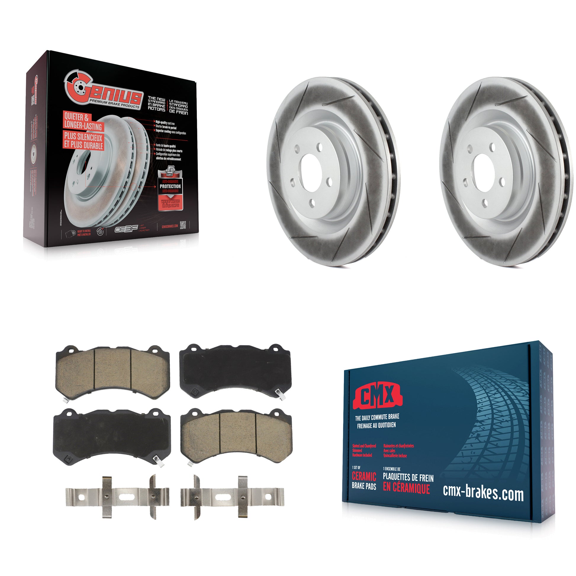 Transit Auto KGC-100130 Disc Brake Kit for 2015-2021 Dodge Charger, Dodge Challenger - Front