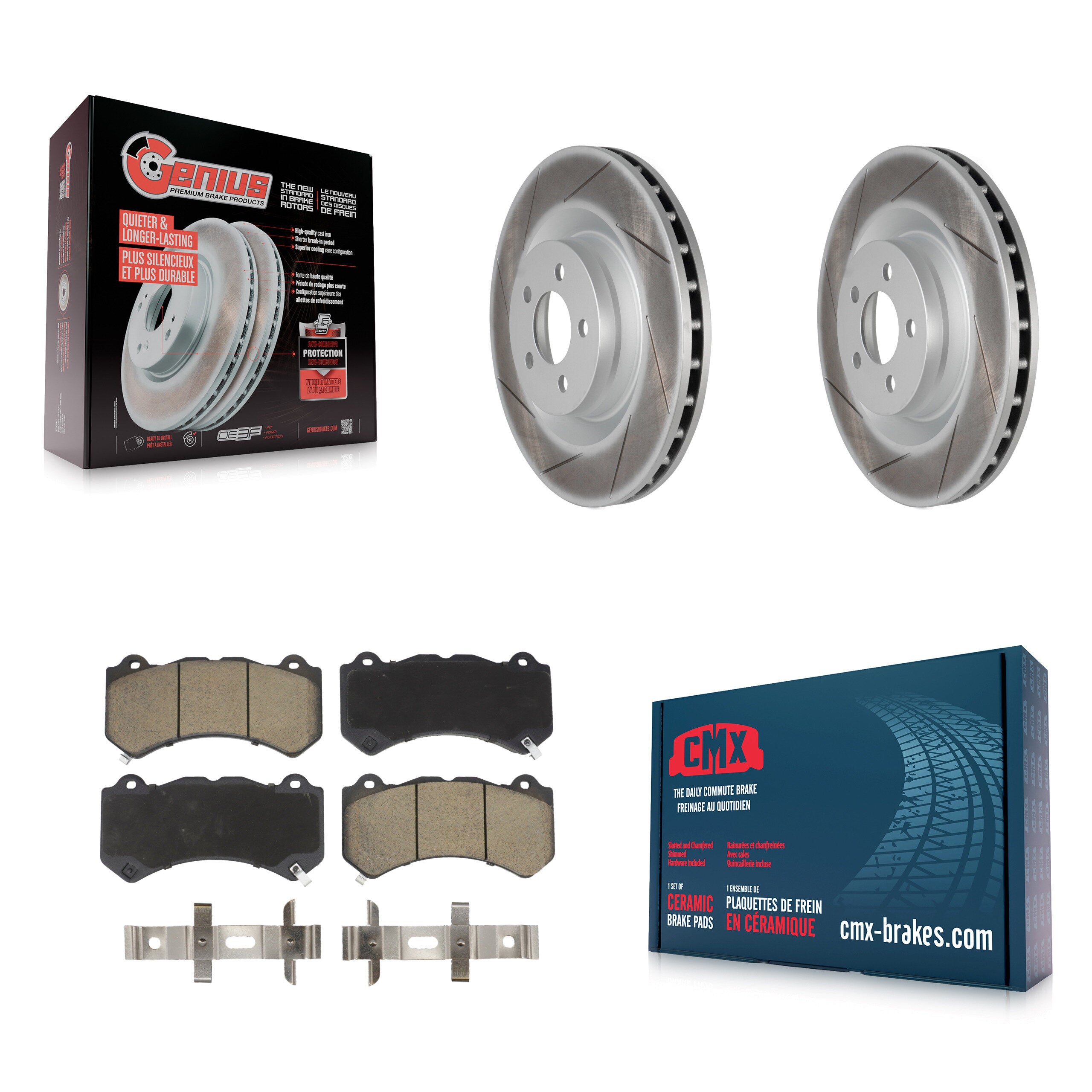 Transit Auto KGC-100131 Disc Brake Kit for 2015-2021 Dodge Charger, Dodge Challenger - Front