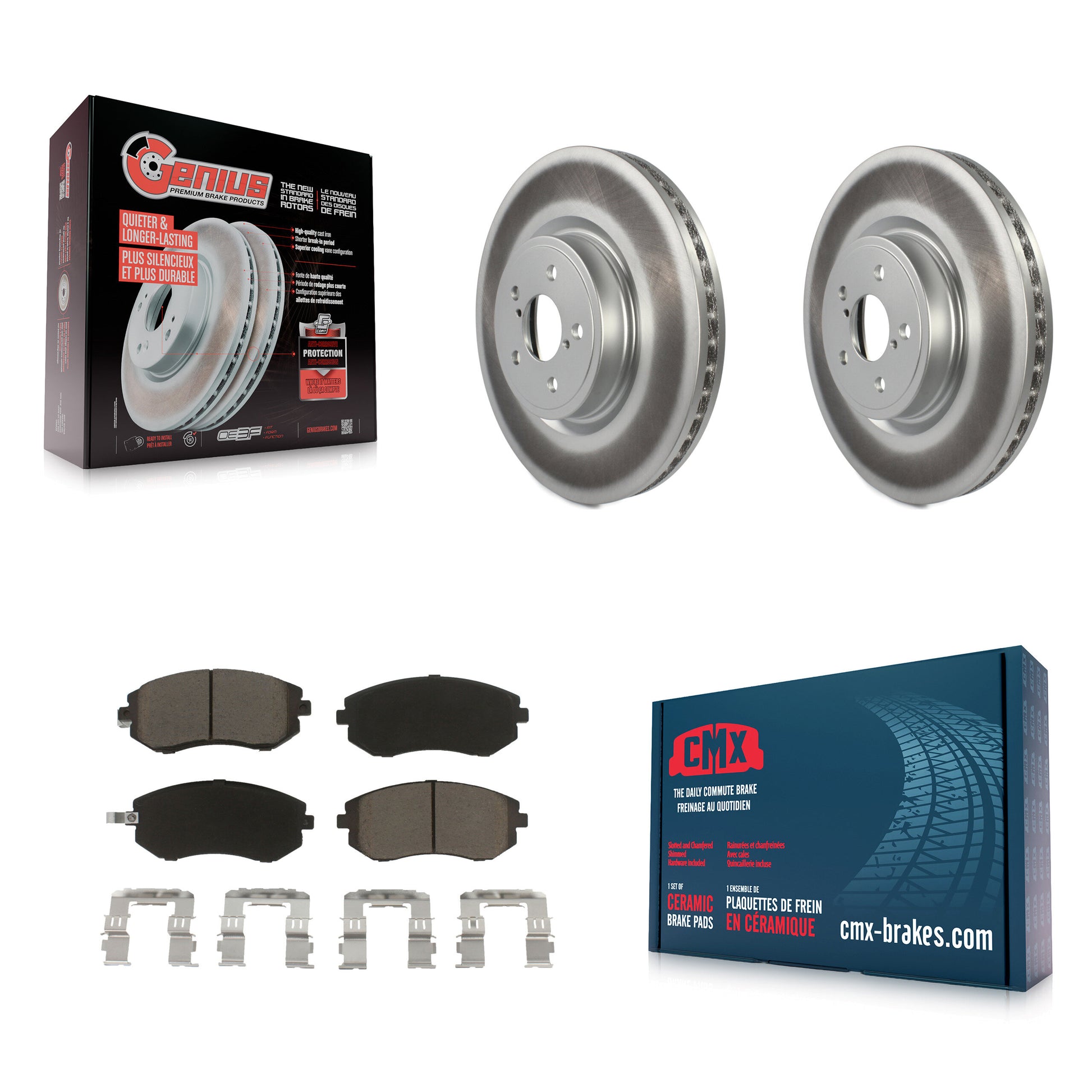 Transit Auto KGC-100138 Disc Brake Kit for 2005-2006 Subaru Legacy - Front