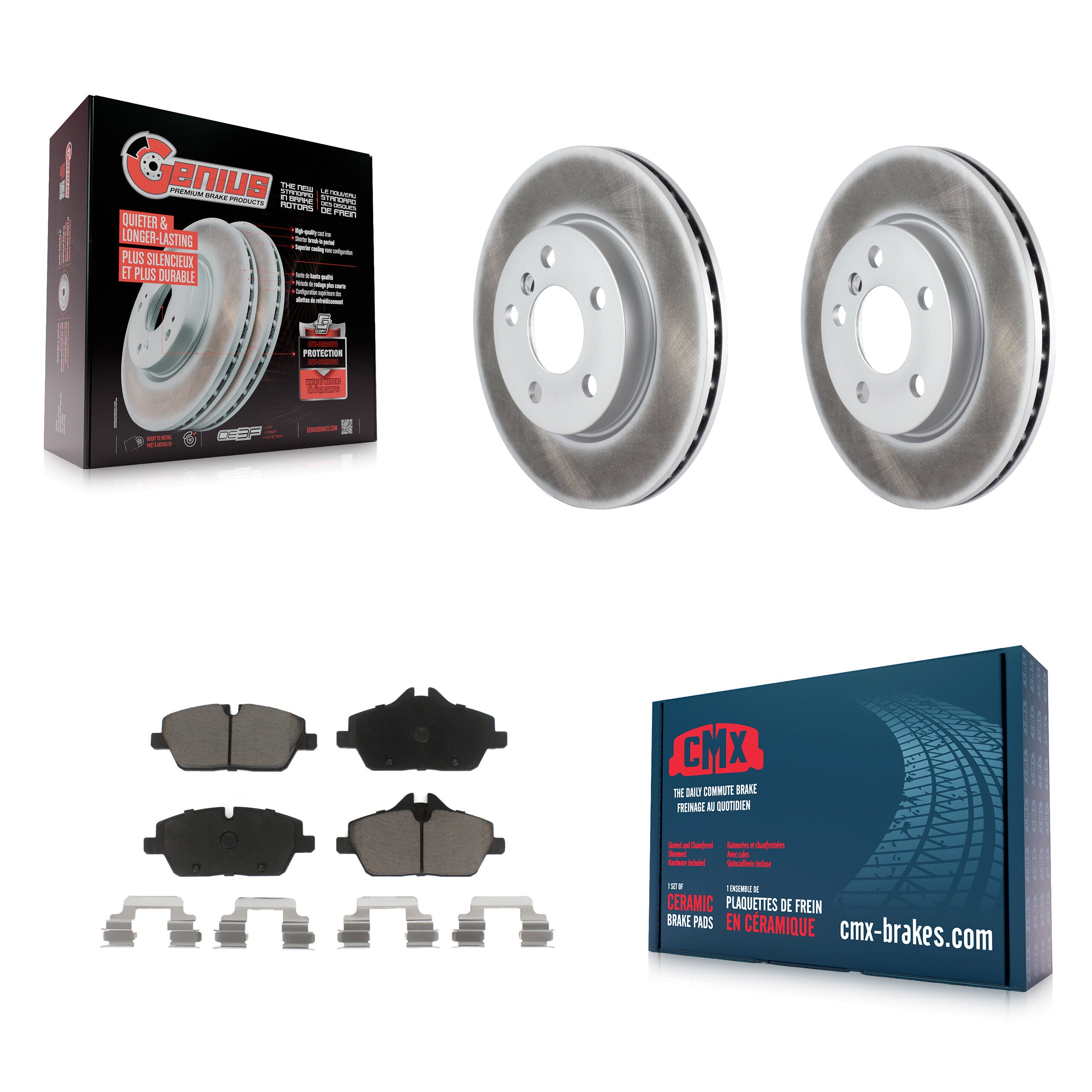 Transit Auto KGC-100143 Disc Brake Kit for 2014-2024 Mini Cooper - Front