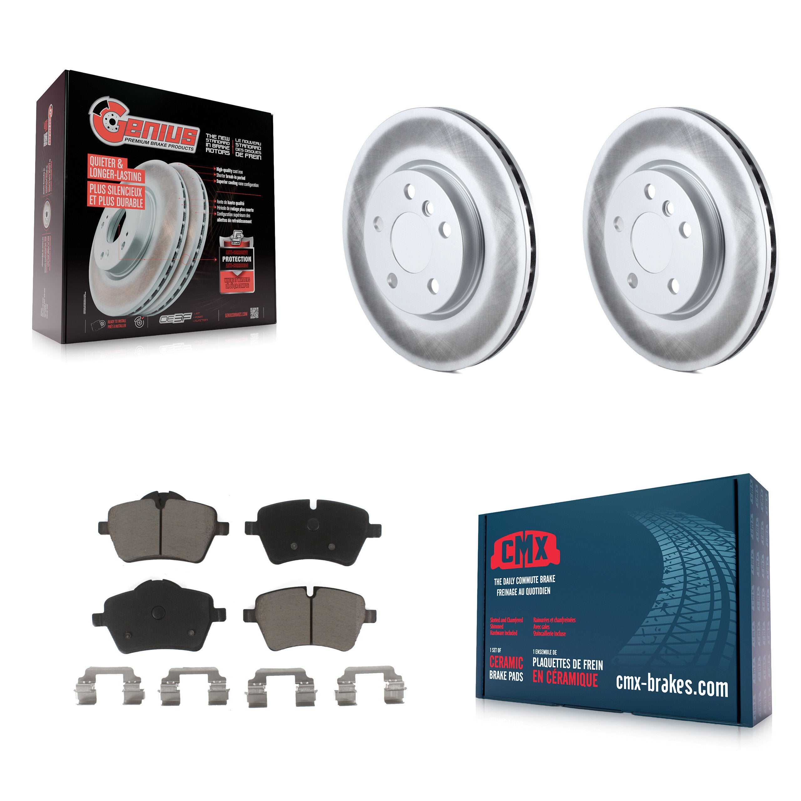 Transit Auto KGC-100144 Disc Brake Kit for 2014-2016 Mini Cooper - Front