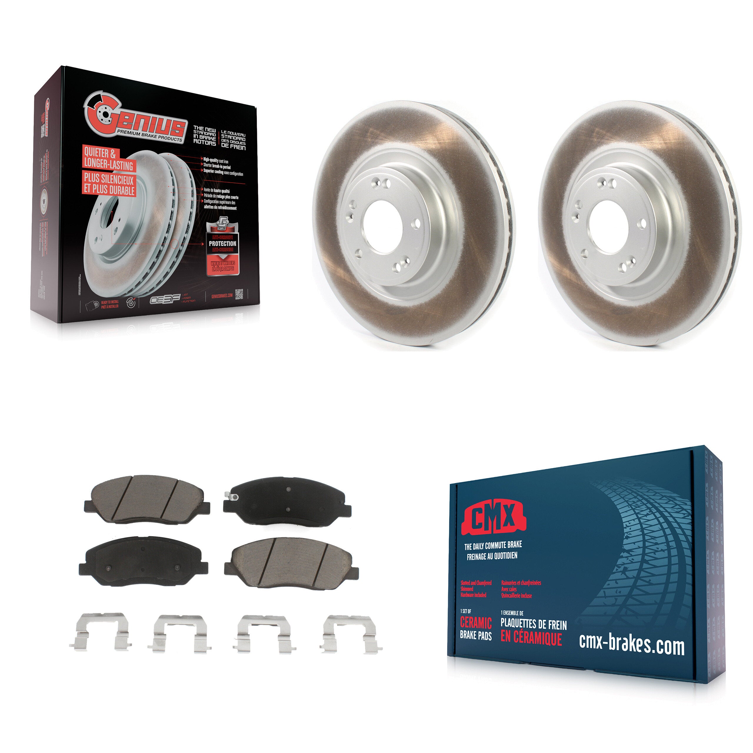 Transit Auto KGC-100156 Disc Brake Kit for 2012 Hyundai Genesis - Front