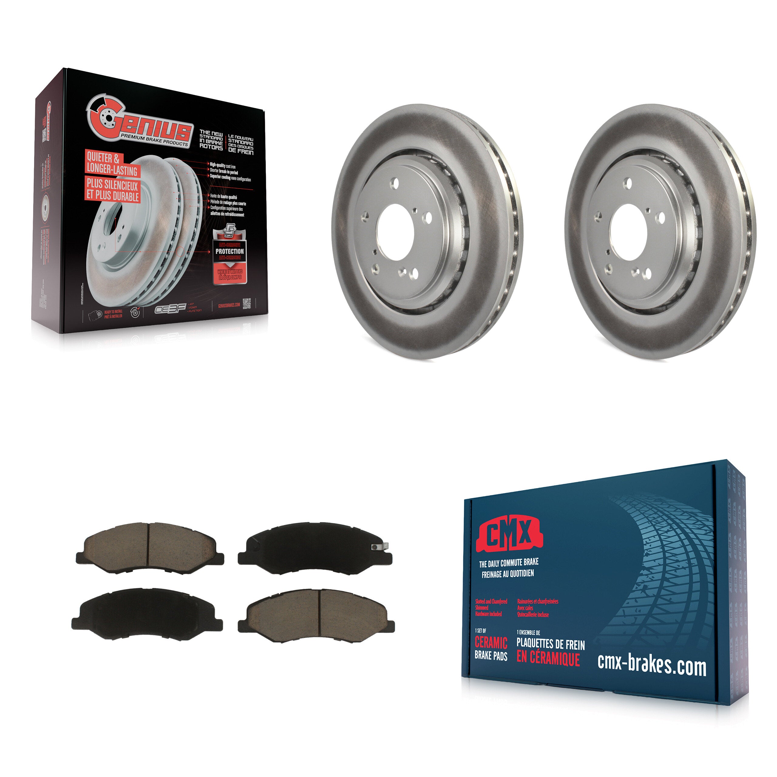 Transit Auto KGC-100160 Disc Brake Kit for 2018-2023 Honda Odyssey - Front