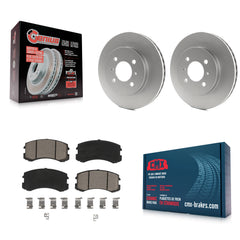 Transit Auto KGC-100165 Disc Brake Kit for 2002-2007 Mitsubishi Lancer - Front