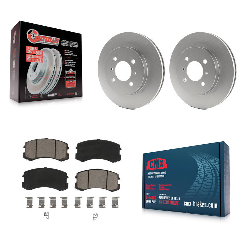 Transit Auto KGC-100165 Disc Brake Kit for 2002-2007 Mitsubishi Lancer - Front