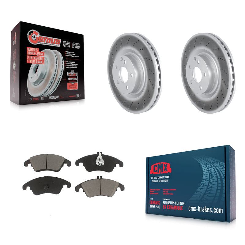 Transit Auto KGC-100171 Disc Brake Kit for 2010-2017 Mercedes-Benz E400, Mercedes-Benz E550, Mercedes-Benz C250 - Front