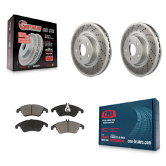 Transit Auto KGC-100174 Disc Brake Kit for 2008-2019 Mercedes-Benz SLC300, Mercedes-Benz E400 and More - Front