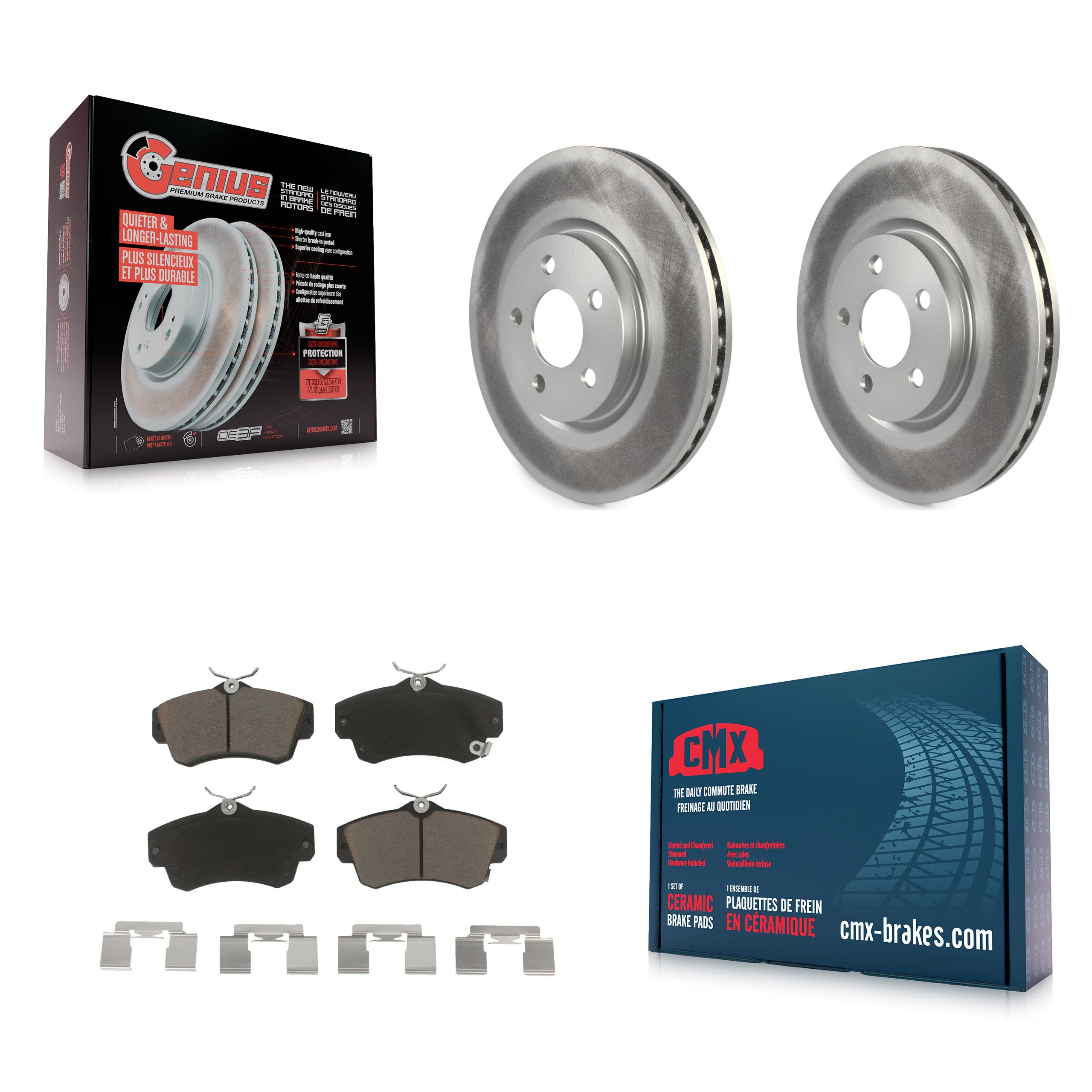 Transit Auto KGC-100186 Disc Brake Kit for 2001-2010 Chrysler PT Cruiser - Front