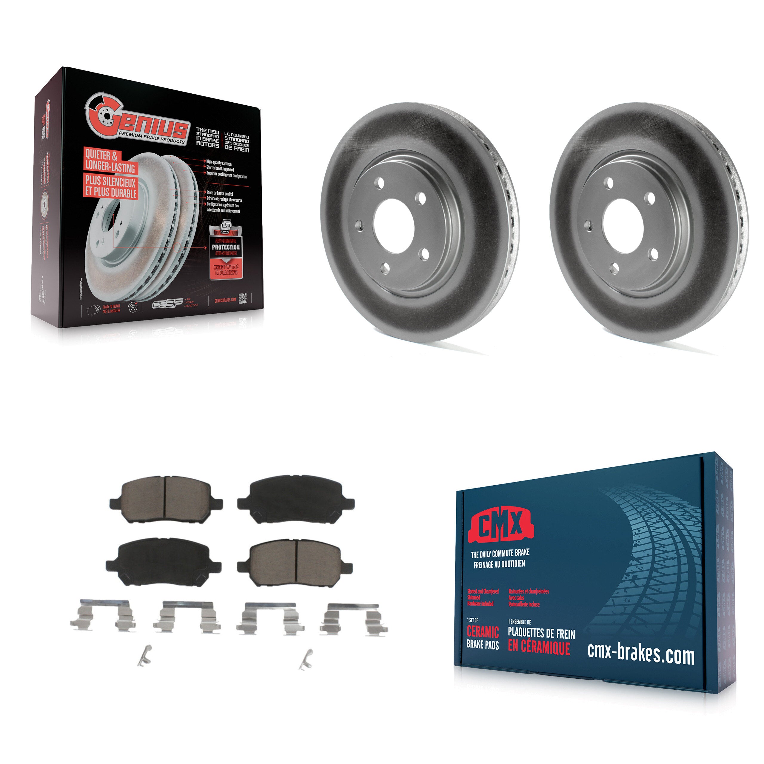 Transit Auto KGC-100193 Disc Brake Kit for 2007-2010 Pontiac G5 - Front