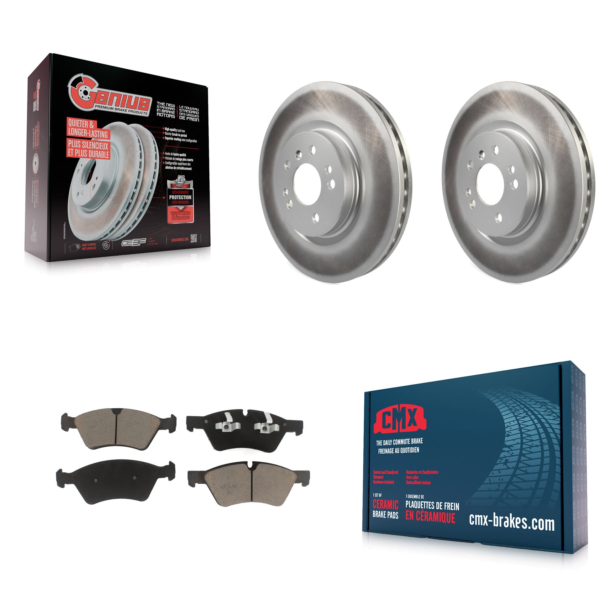 Transit Auto KGC-100196 Disc Brake Kit for 2006-2012 Mercedes-Benz ML350, Mercedes-Benz ML450 and More - Front