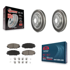 Transit Auto KGC-100197 Disc Brake Kit for 2006-2020 Toyota RAV4, Toyota Corolla iM and More - Front