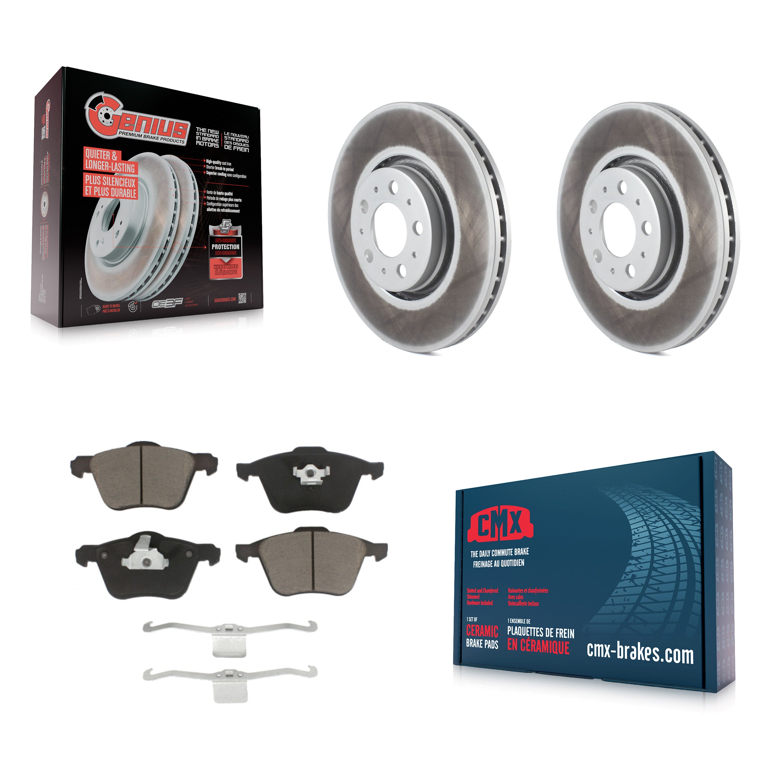 Transit Auto KGC-100204 Disc Brake Kit for 2003-2014 Volvo S60, Volvo XC90 - Front