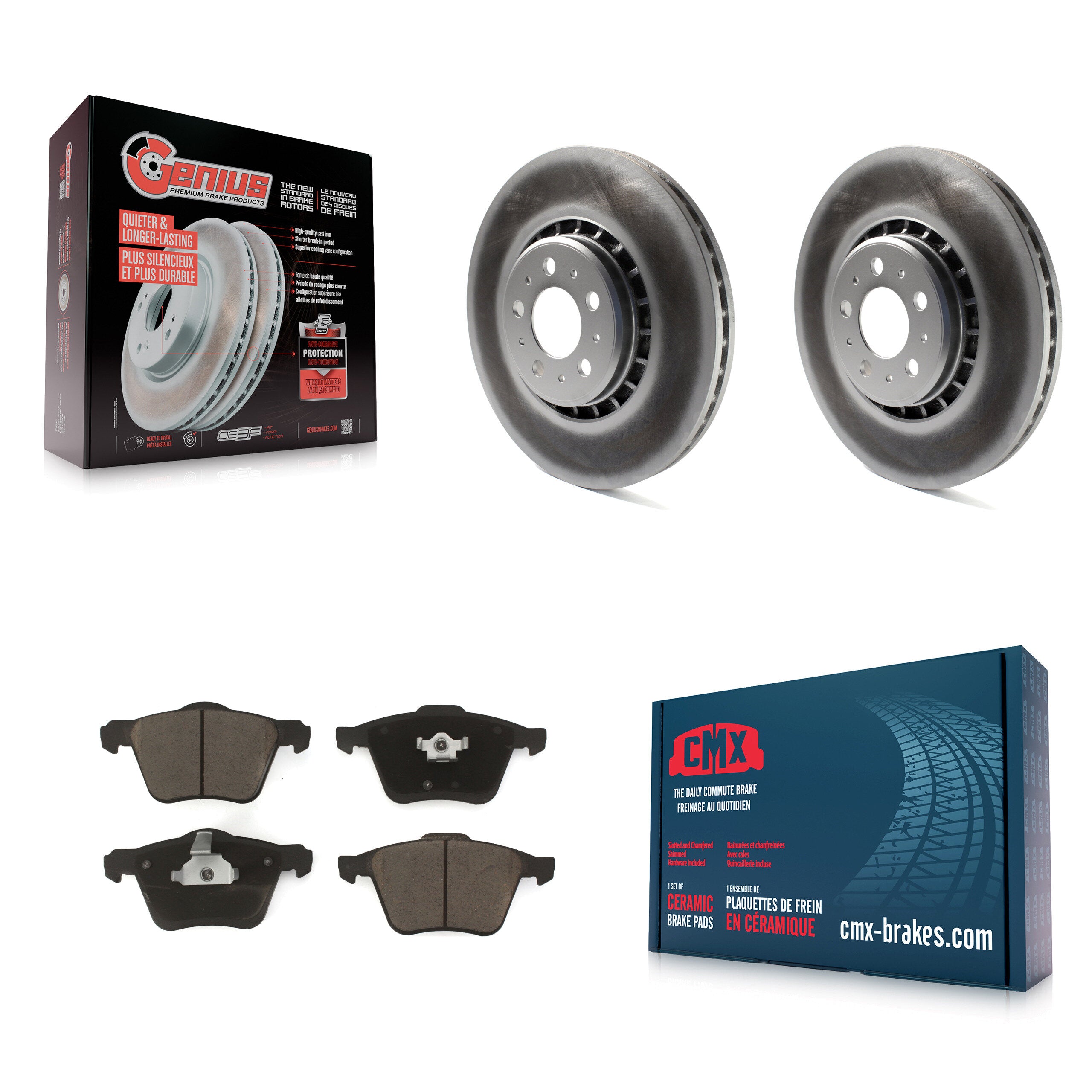 Transit Auto KGC-100205 Disc Brake Kit for 2003-2014 Volvo XC90 - Front