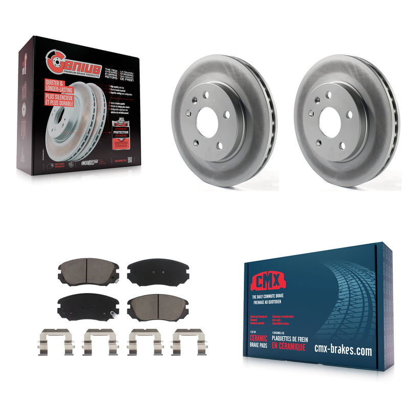 Transit Auto KGC-100226 Disc Brake Kit for 2011-2017 Chevrolet Malibu Limited, Chevrolet Malibu and More - Front