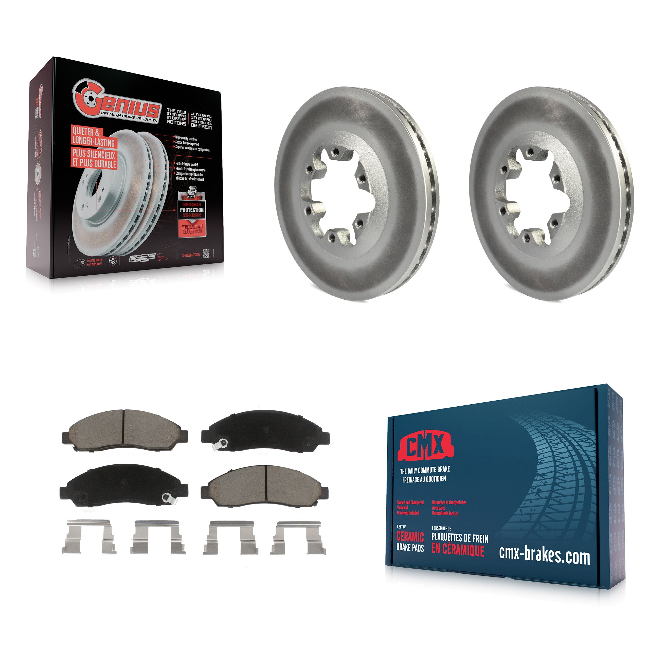 Transit Auto KGC-100246 Disc Brake Kit for 2004-2008 Isuzu i-290, Isuzu i-370 and More - Front