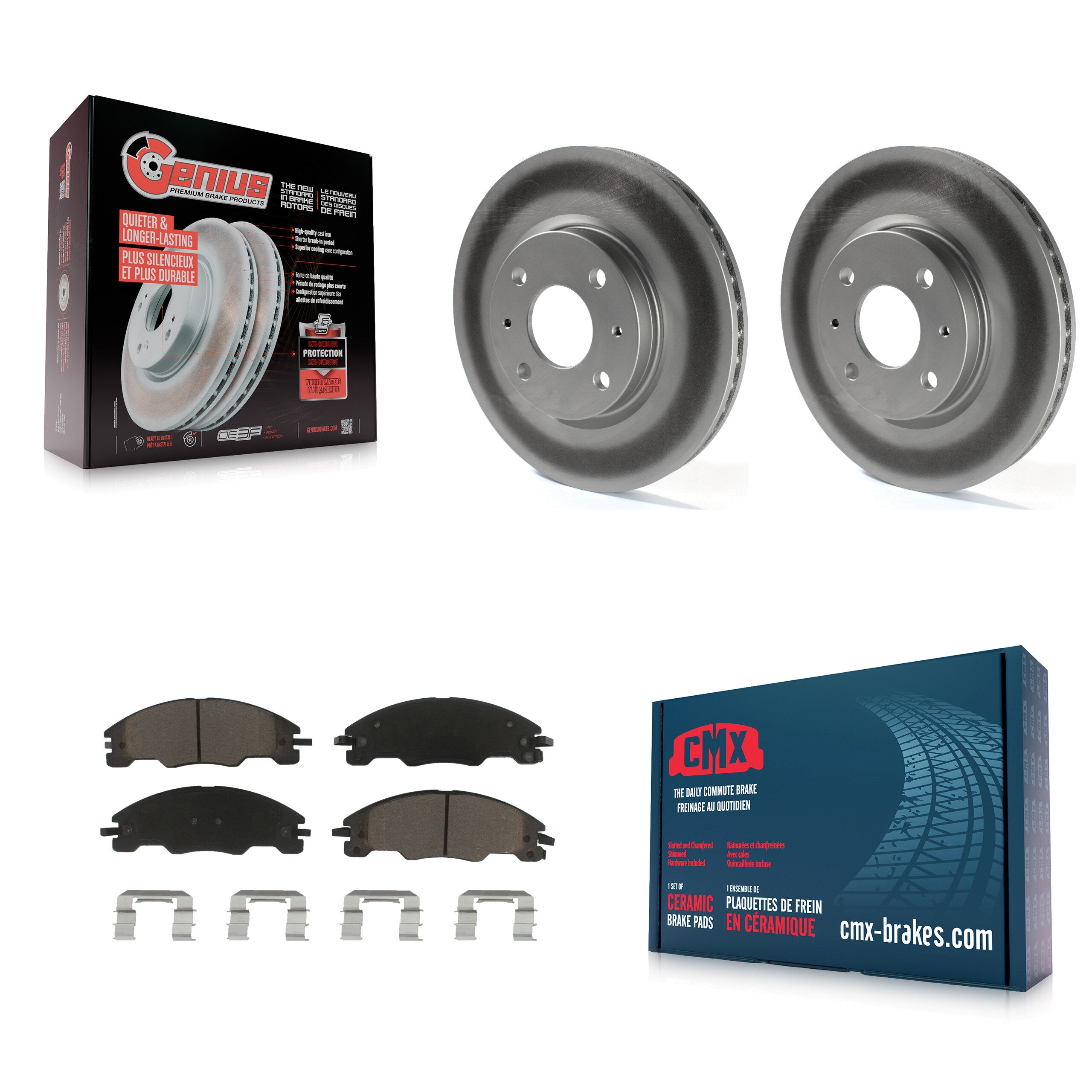 Transit Auto KGC-100253 Disc Brake Kit for 2008-2011 Ford Focus - Front