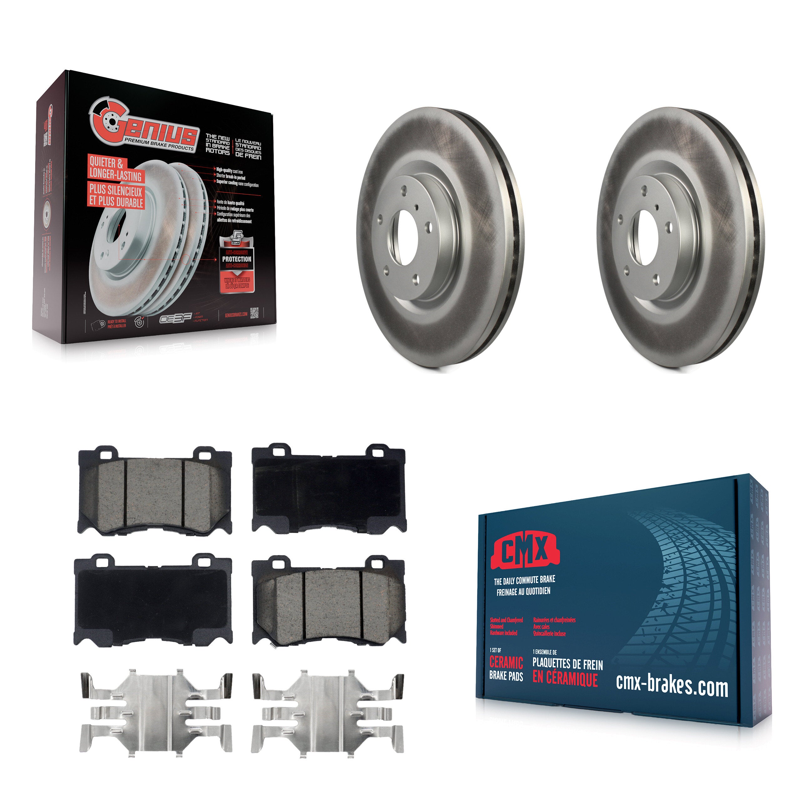Transit Auto KGC-100271 Disc Brake Kit for 2009-2013 INFINITI G37 - Front