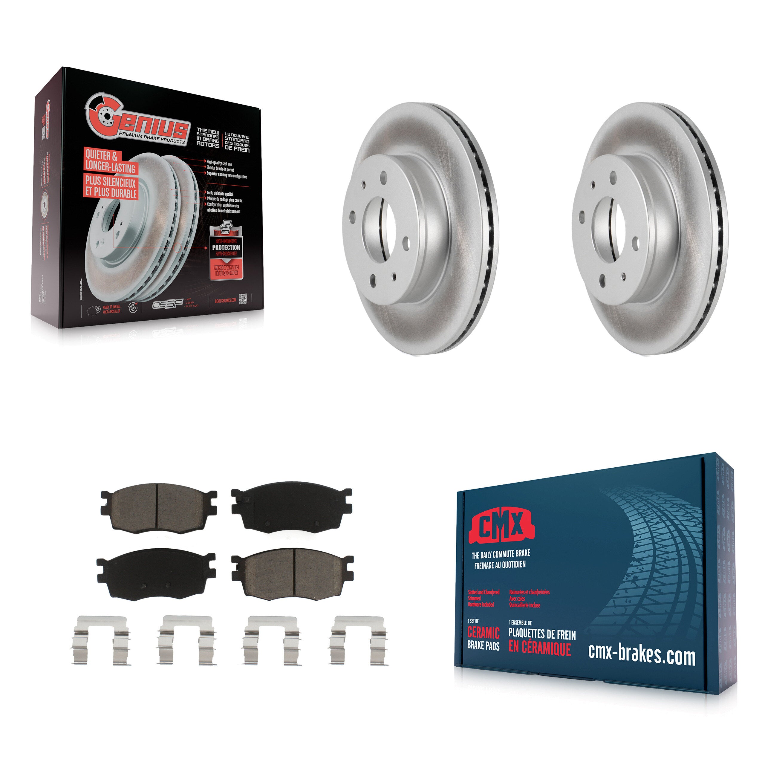 Transit Auto KGC-100280 Disc Brake Kit for 2006 Hyundai Accent - Front