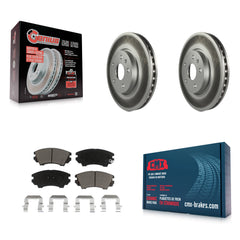 Transit Auto KGC-100284 Disc Brake Kit for 2010-2017 GMC Terrain, Chevrolet Camaro - Front
