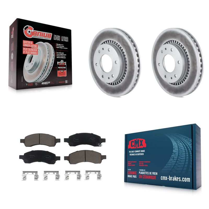 Transit Auto KGC-100297 Disc Brake Kit for 2006-2009 GMC Envoy, Isuzu Ascender and More - Front