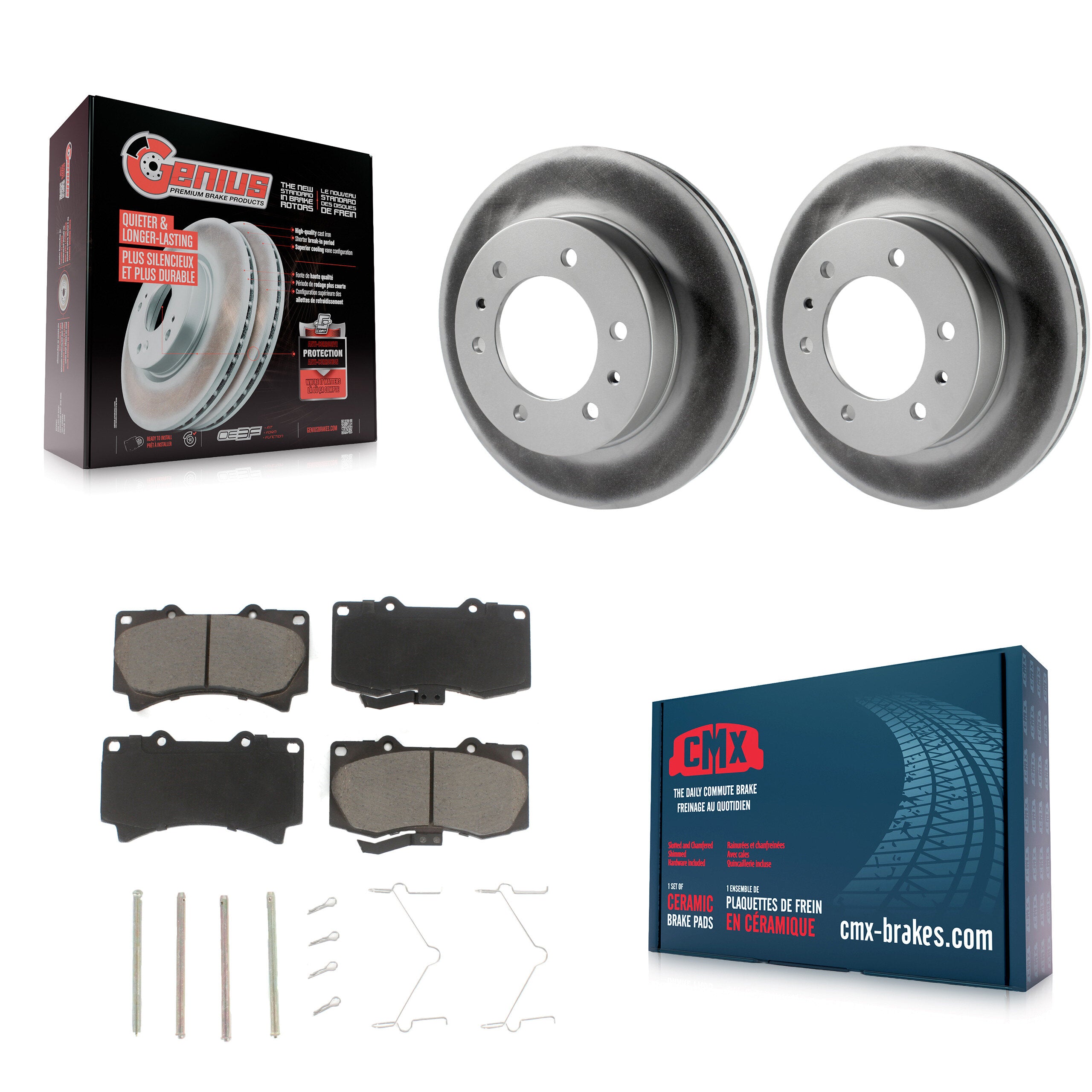 Transit Auto KGC-100299 Disc Brake Kit for 2006-2010 Hummer H3T, Hummer H3 - Front