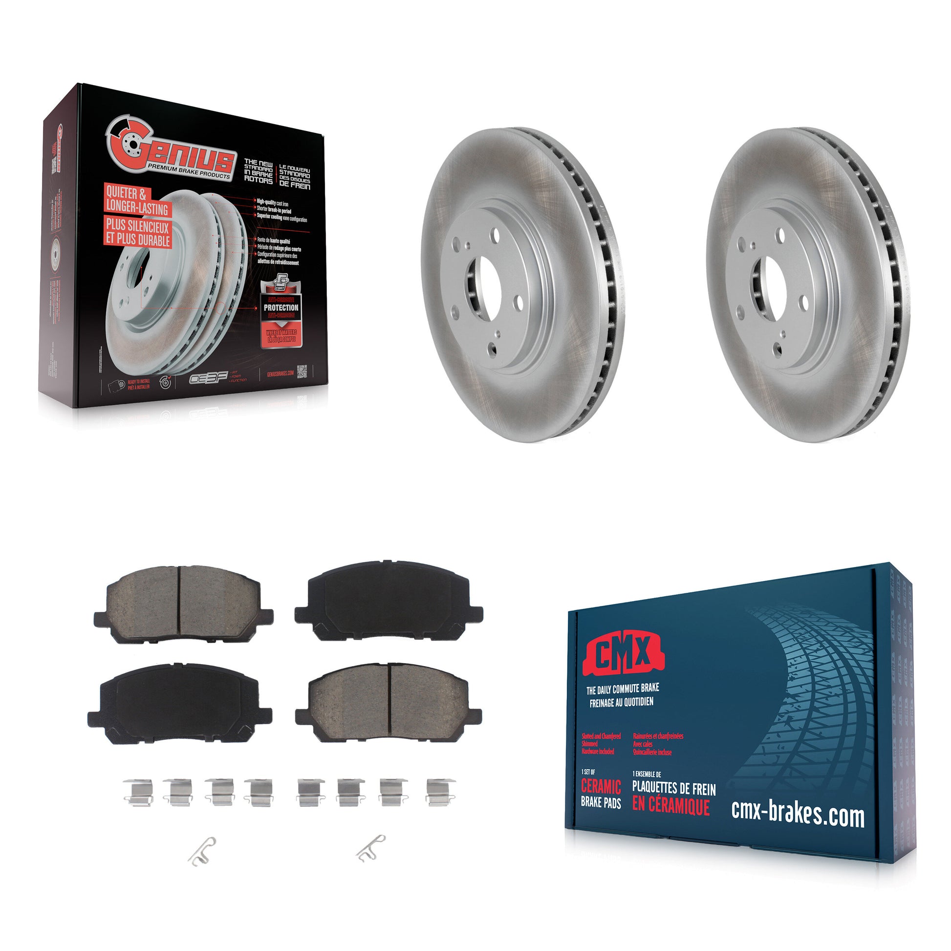 Transit Auto KGC-100304 Disc Brake Kit for 2001-2007 Toyota Highlander - Front