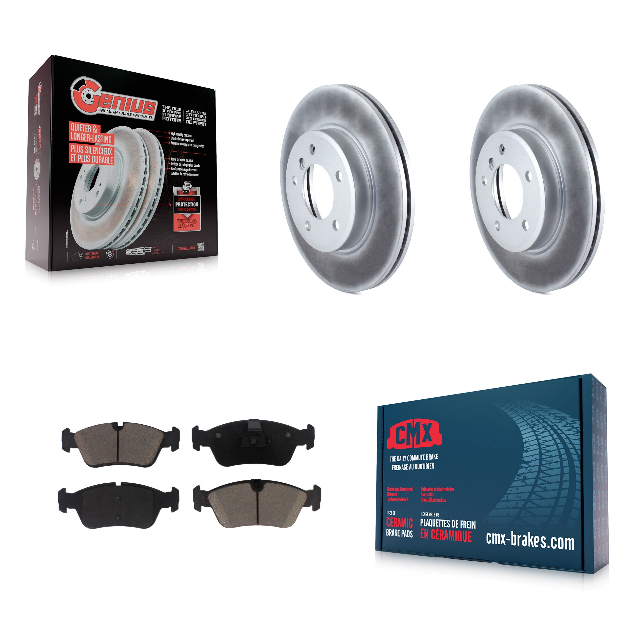 Transit Auto KGC-100317 Disc Brake Kit for 1998-2008 BMW Z4, BMW 320i and More - Front