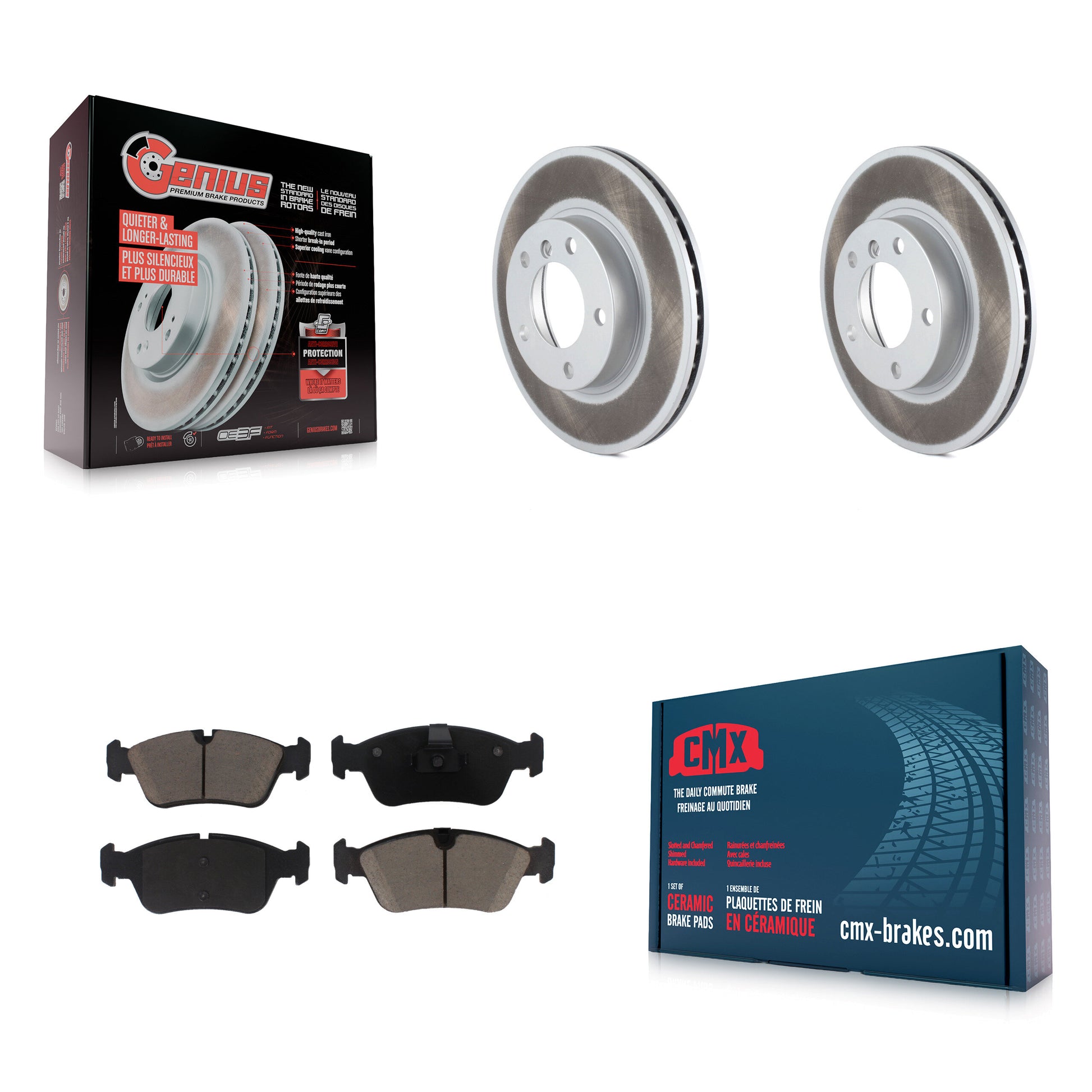 Transit Auto KGC-100318 Disc Brake Kit for 1991-2005 BMW Z4, BMW 320i and More - Front