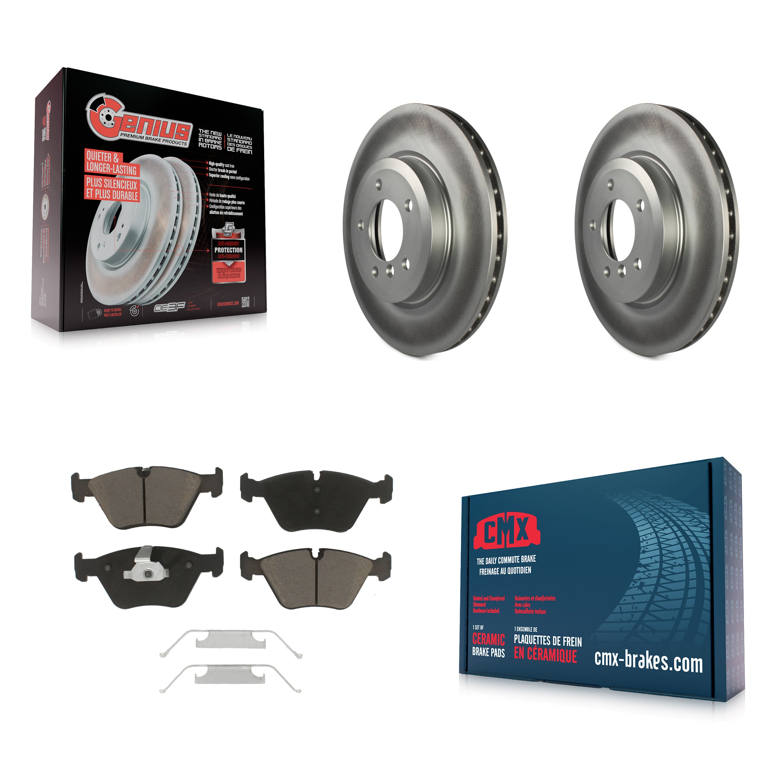 Transit Auto KGC-100319 Disc Brake Kit for 2001-2008 BMW Z4, BMW 330Ci and More - Front