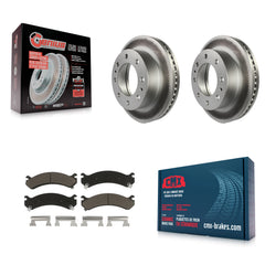 Transit Auto KGC-100327 Disc Brake Kit for 2001-2020 Chevrolet Express 3500, GMC Savana 3500 and More - Front