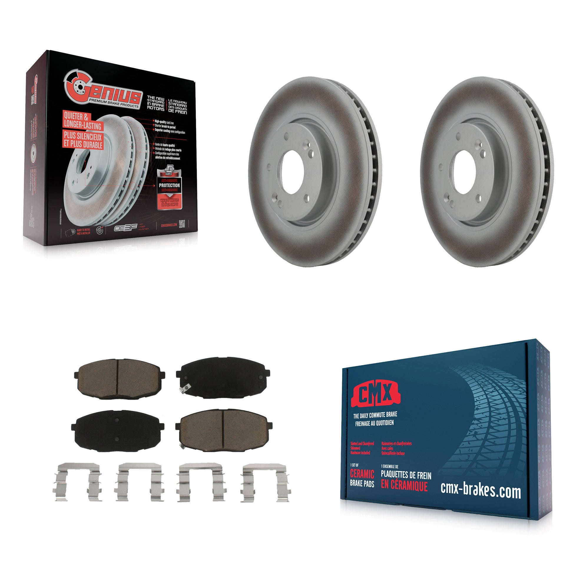 Transit Auto KGC-100349 Disc Brake Kit for 2010-2013 Kia Forte5, Kia Forte, Kia Forte Koup - Front