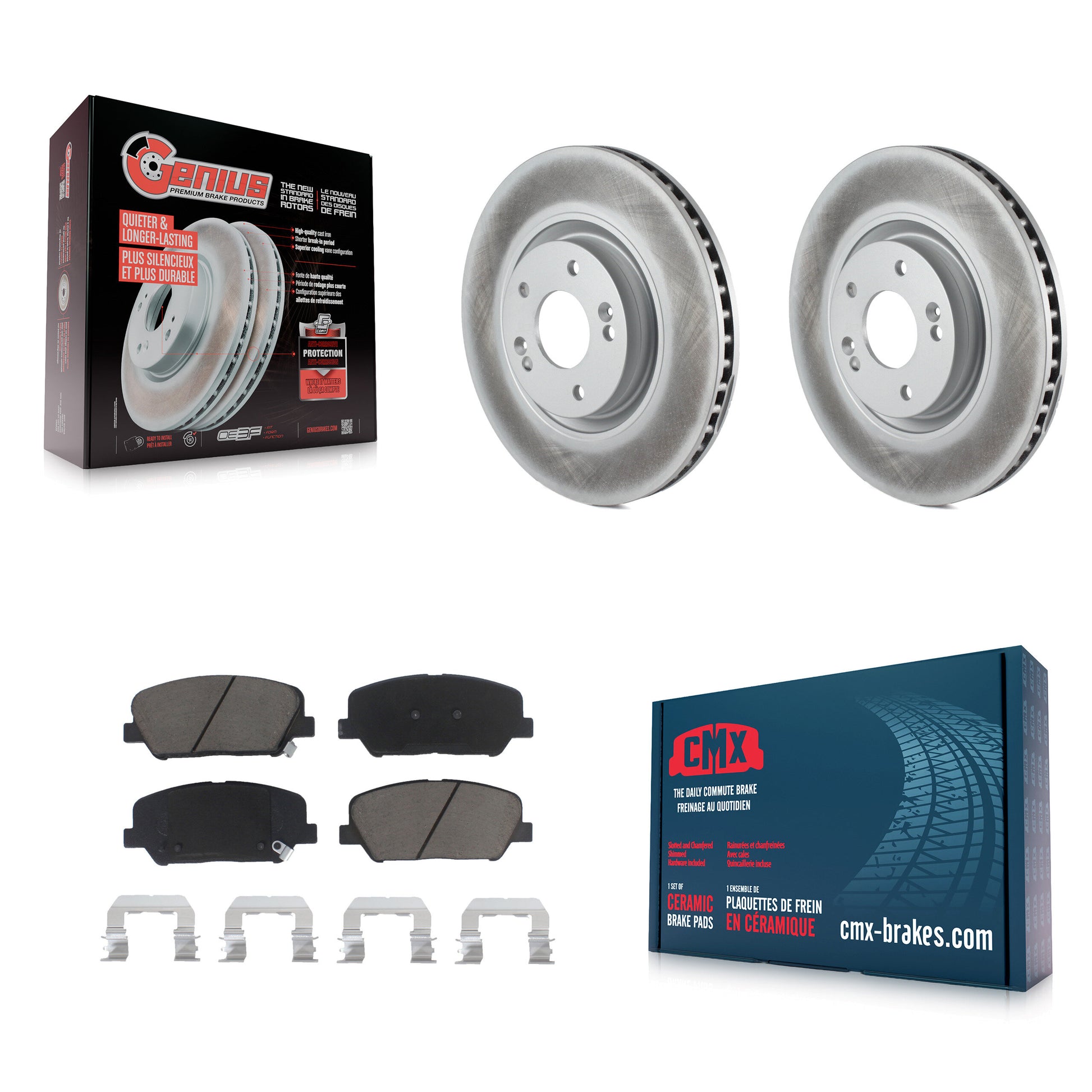 Transit Auto KGC-100351 Disc Brake Kit for 2011-2015 Kia Optima - Front