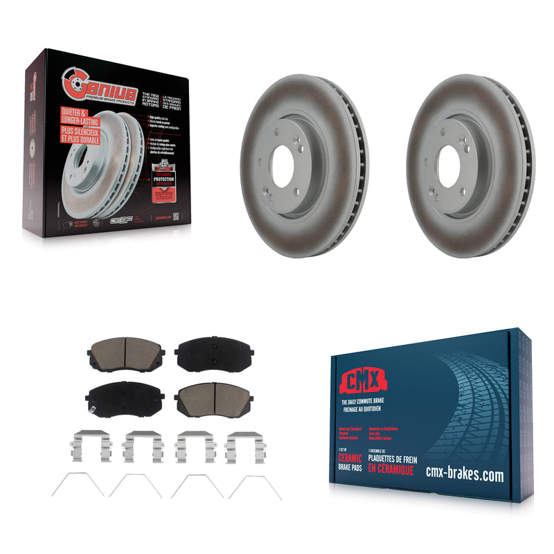 Transit Auto KGC-100357 Disc Brake Kit for 2017-2019 Kia Soul EV - Front