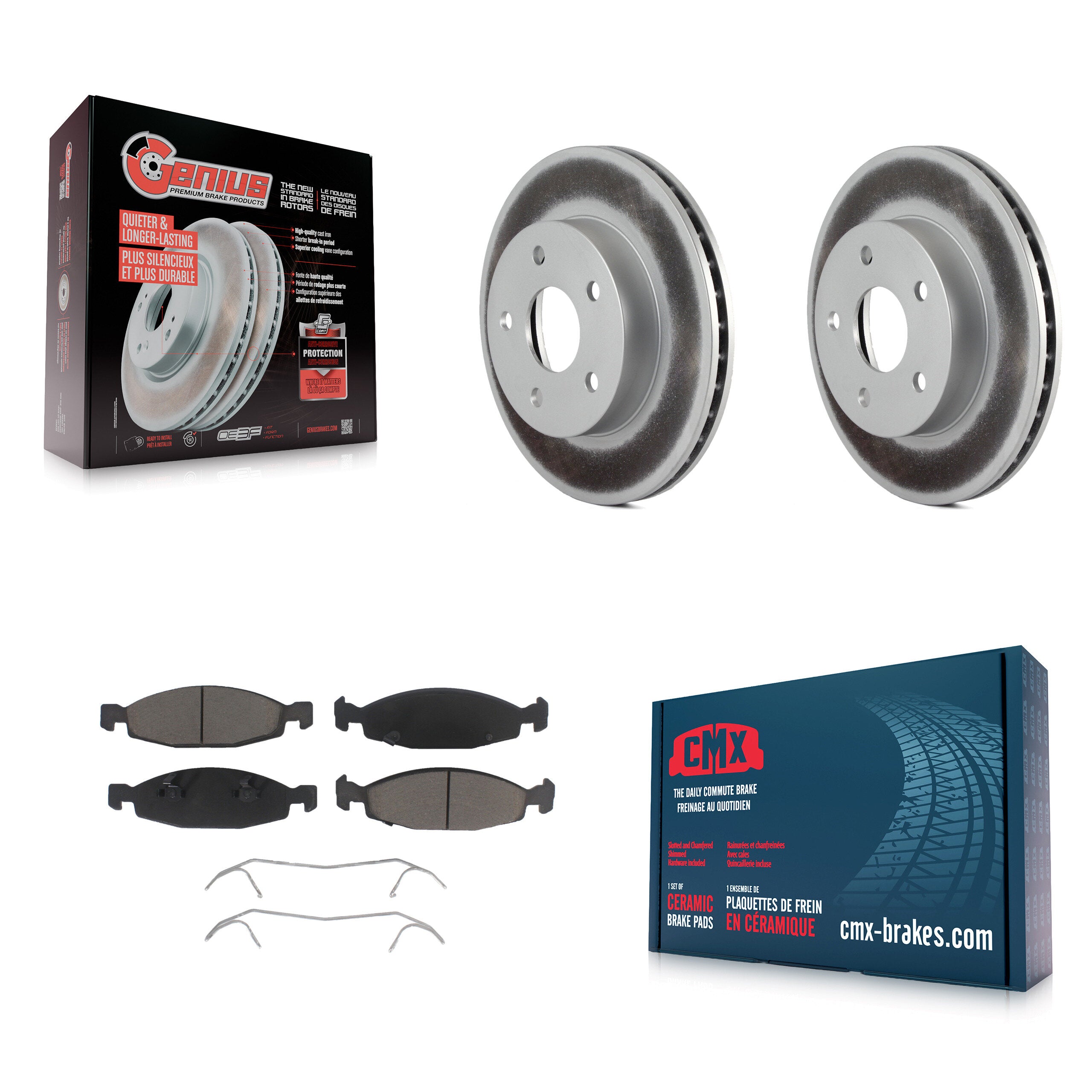 Transit Auto KGC-100360 Disc Brake Kit for 1999-2002 Jeep Grand Cherokee - Front