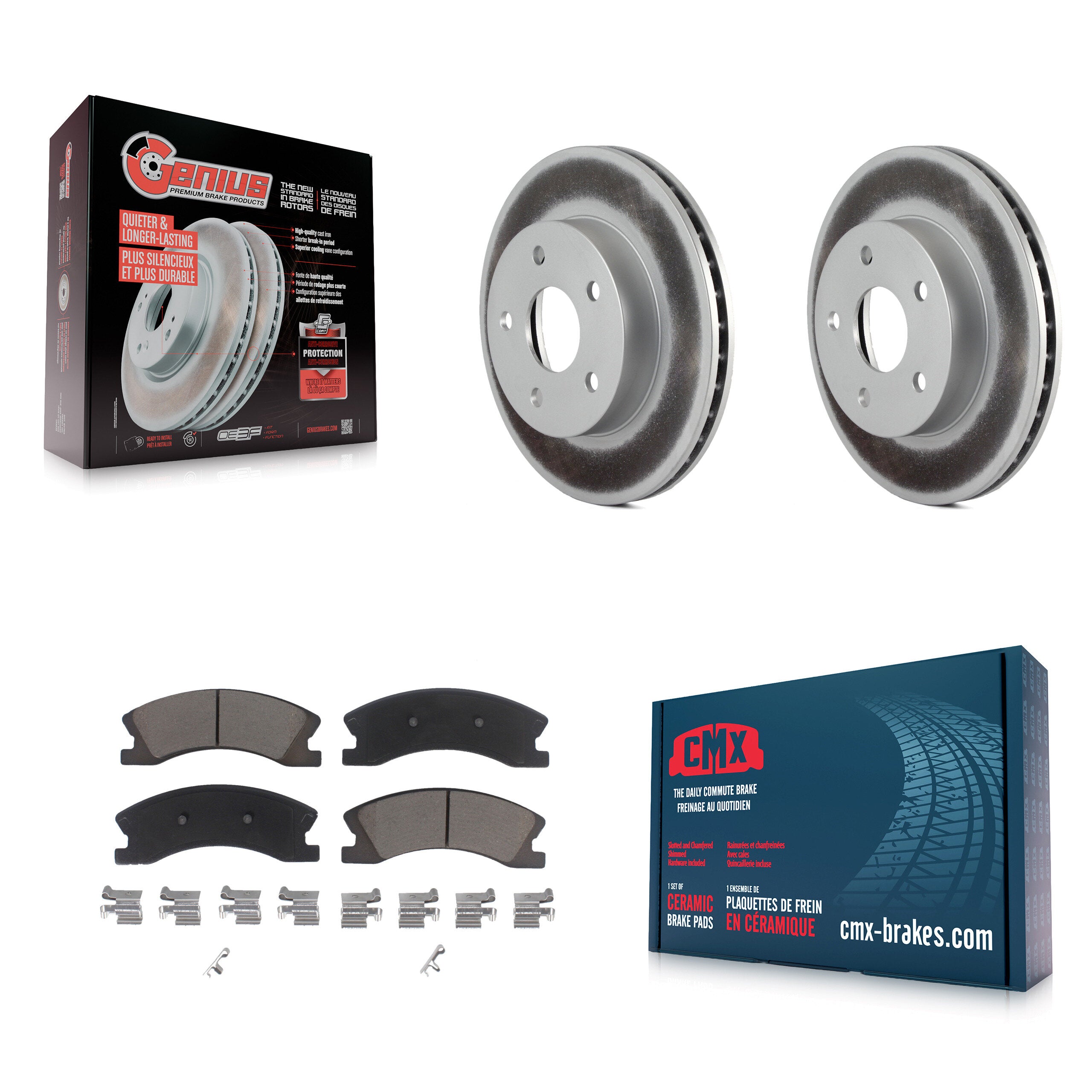 Transit Auto KGC-100361 Disc Brake Kit for 1999-2004 Jeep Grand Cherokee - Front