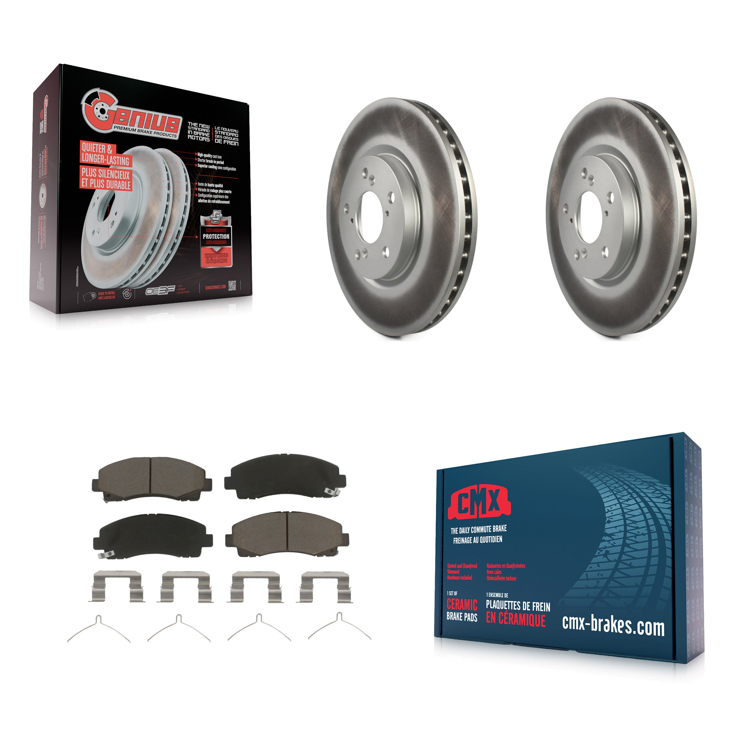 Transit Auto KGC-100368 Disc Brake Kit for 2006-2014 Honda Ridgeline - Front