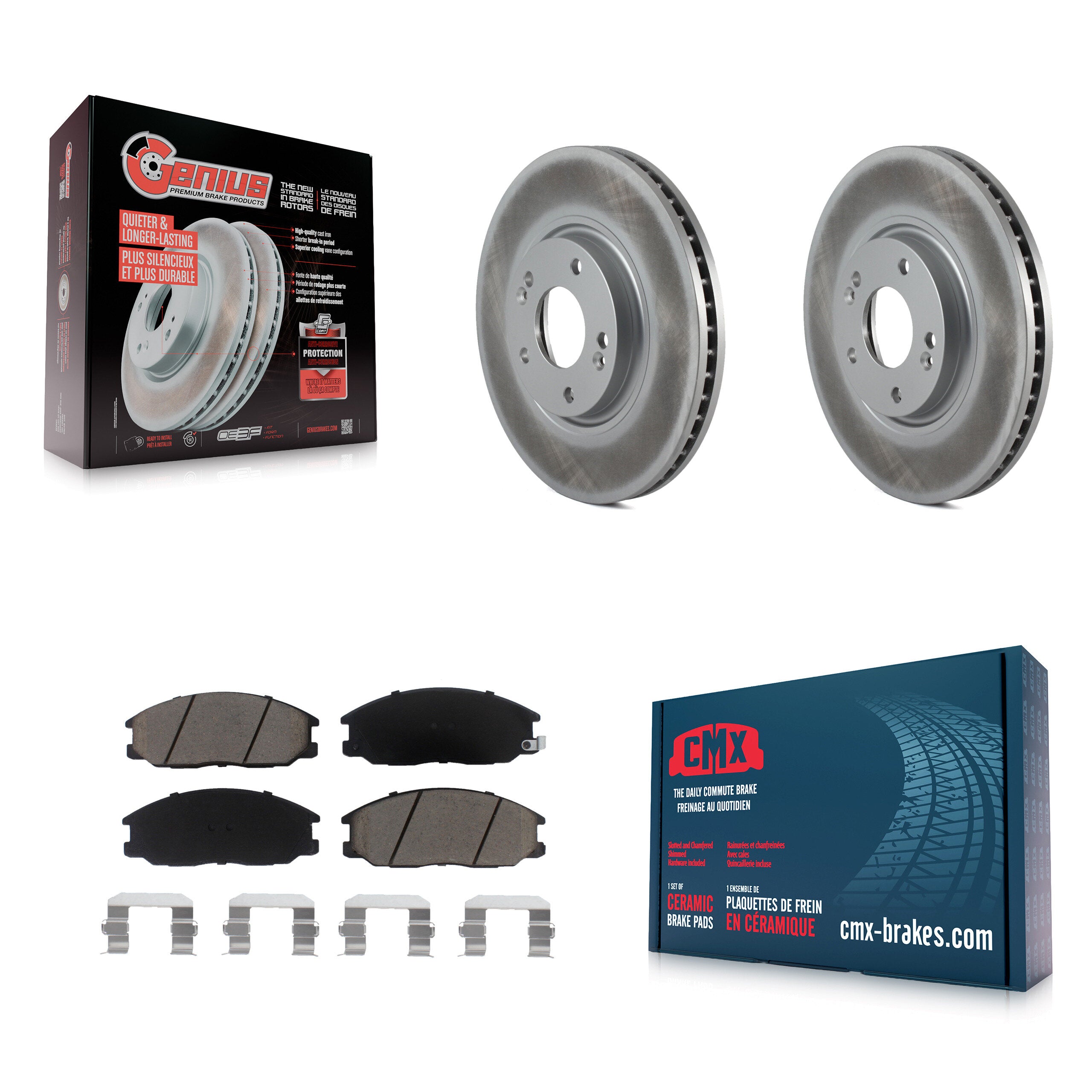 Transit Auto KGC-100374 Disc Brake Kit for 2003-2006 Hyundai XG350, Kia Amanti - Front