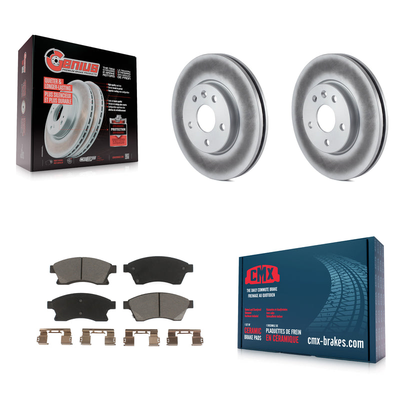 Transit Auto KGC-100377 Disc Brake Kit for 2011-2017 Chevrolet Cruze Limited, Chevrolet Sonic, Chevrolet Cruze - Front