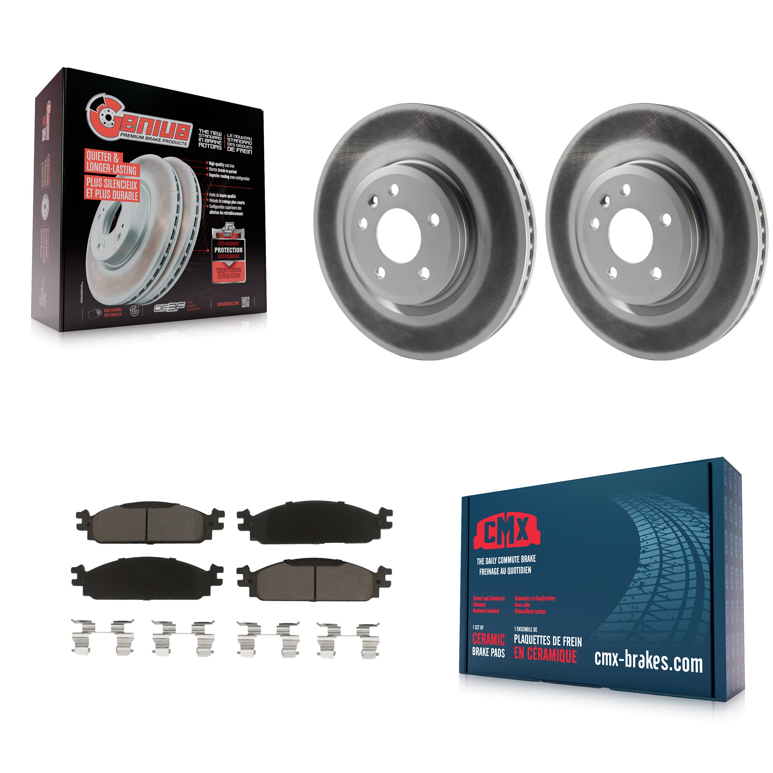 Transit Auto KGC-100382 Disc Brake Kit for 2009-2010 Lincoln MKS - Front
