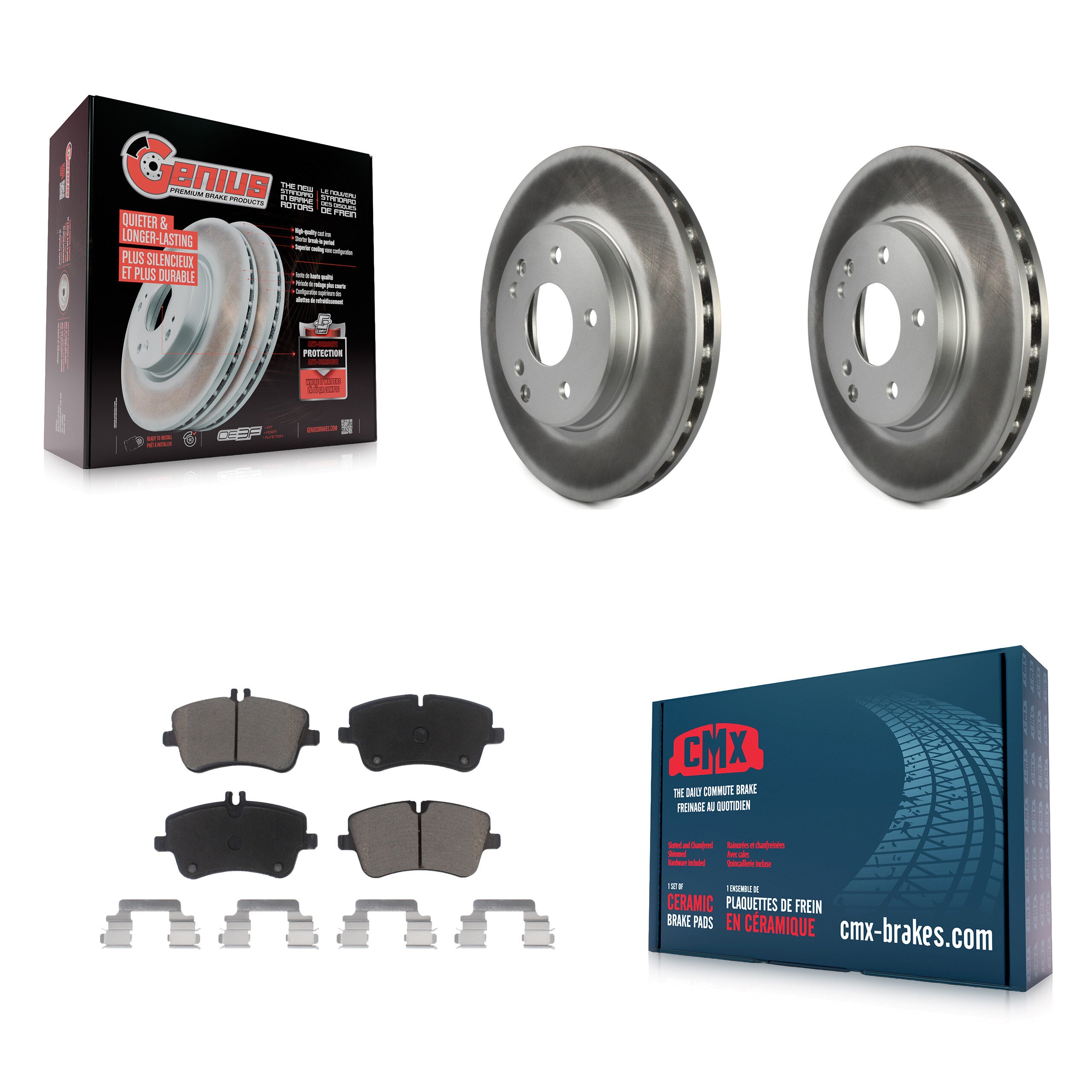 Transit Auto KGC-100392 Disc Brake Kit for 2001-2007 Mercedes-Benz C230, Mercedes-Benz C240 - Front