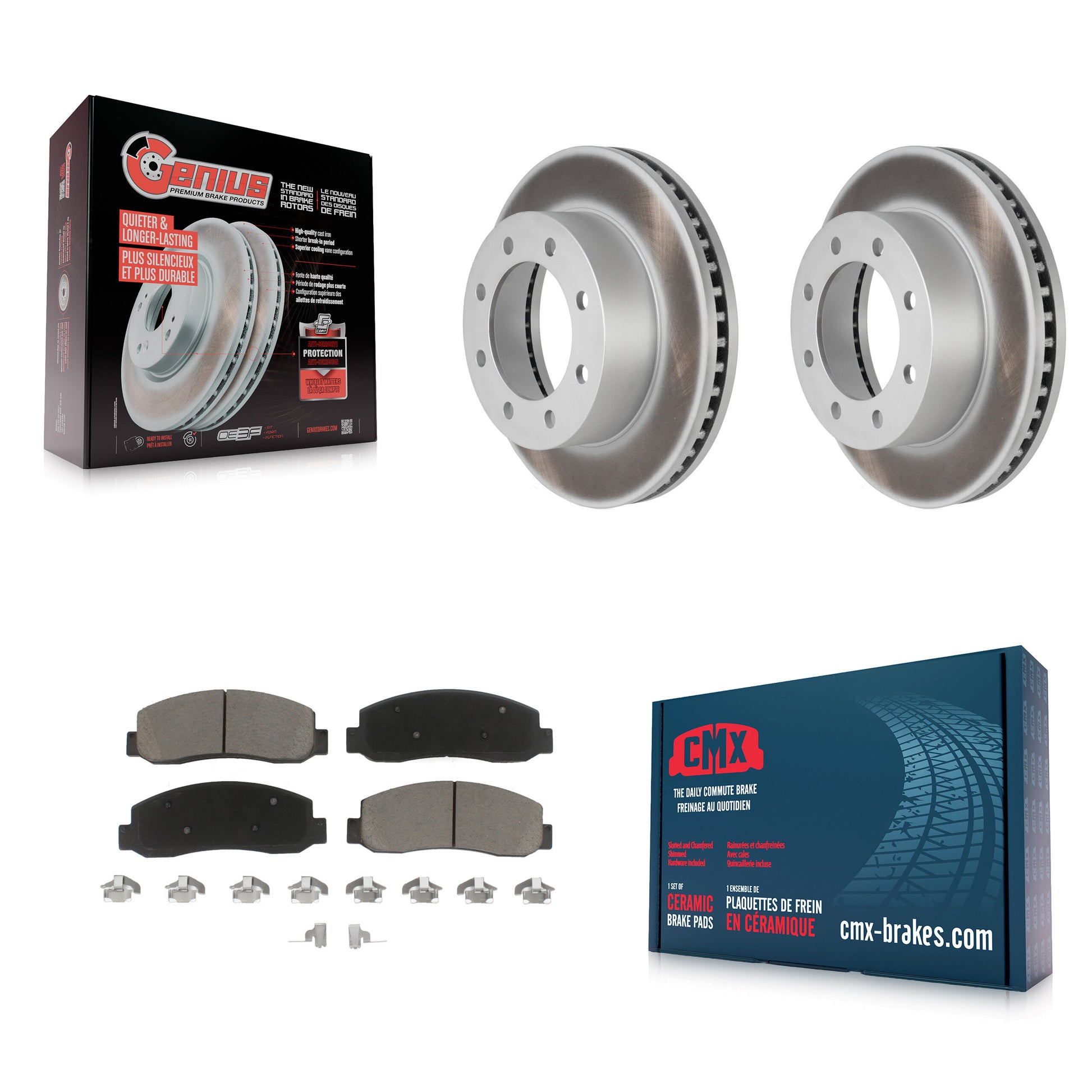 Transit Auto KGC-100394 Disc Brake Kit for 2005-2009 Ford F-250 Super Duty, Ford F-350 Super Duty - Front